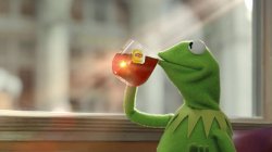 Kermit drinking tea Meme Template