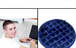 blue-waffle Meme Template