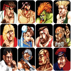 Characters from Street Fighter 2 Meme Template