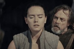 Rey and Luke Meme Template