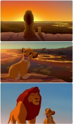 Shadowy Place Lion King Meme Template
