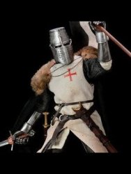Crusader with banner Meme Template