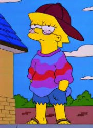 Hipster Lisa Simpson Meme Template