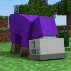 Purple Shep In A Toaster Meme Template