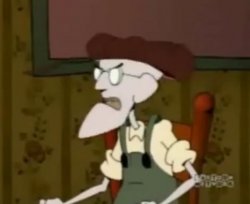 Eustace Blah blah blah Meme Template