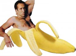 Banana Nicholas Cage Meme Template
