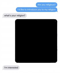 i'd like to introduce you to my religion Meme Template