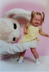 Scary Easter Bunny Meme Template