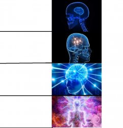 Expanding brain Meme Template