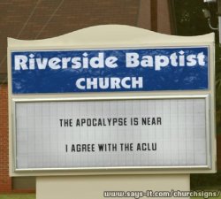 Baptist church sign Meme Template