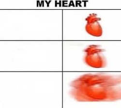 Expanding Heart Meme Template