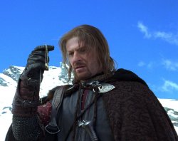 Boromir holding the Ring Meme Template