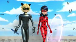 Miraculous Ladybug and Cat Noir (Chat Noir) Meme Template