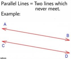 Parallel Lines Meme Template