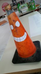 Fred The Traffic Cone Meme Template