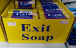 Exit Soap Meme Template