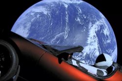 Tesla Space Car Meme Template