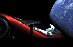 Spaceguy in red cabrio in outer space Meme Template