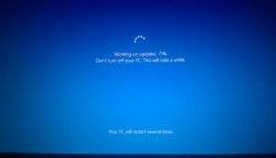 Windows 10 Update Screen Meme Template