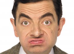 Mr.Bean upset Meme Template