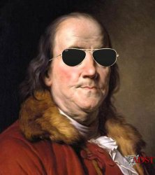 Cool Ben Franklin Meme Template