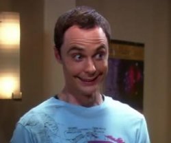 Sheldon Cooper smile Meme Template