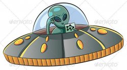Alien UFO Meme Template