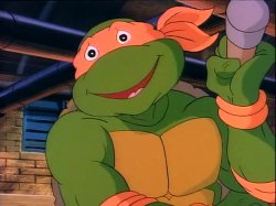 Michaelangelo TMNT 1987 Meme Template