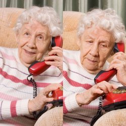 Grandma telephone Meme Template