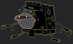 dark spongegar Meme Template