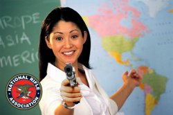 Teacher gun Meme Template