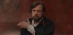 Luke Skywalker dust-off Last Jedi Battle of Crait Meme Template