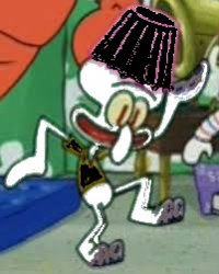 lamp shade squidward Meme Template