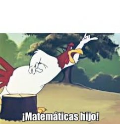 matemáticas hijo Meme Template