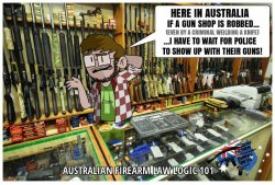 Aussie Gun Shop Meme Template