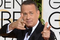 Tom Hanks Finger Guns Meme Template