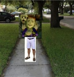 you know i had to do it to em happy mask salesman Meme Template