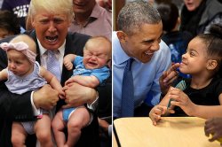 Trump vs Obama Daycare Meme Template