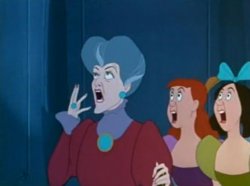 Shocked Stepmother and Stepsisters Meme Template