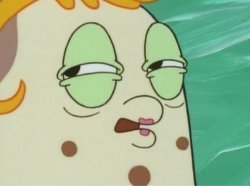 Mrs puff.  Meme Template