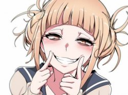 anime smile Meme Template