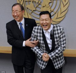 Laughing PSY Meme Template