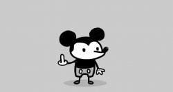 Mickey Mouse middle finger Meme Template