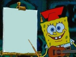 spongebob-easel Meme Template