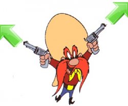 Yosimite Sam Rootin Tootin Meme Template