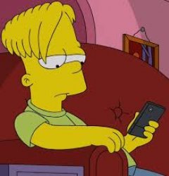 Bart Simpson the millenal hipster Meme Template