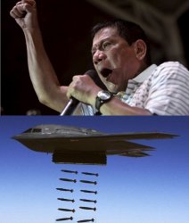 Duterte Gets Bombed Meme Template