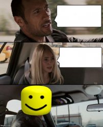 Rock Driving when you get roasted you OOF Meme Template