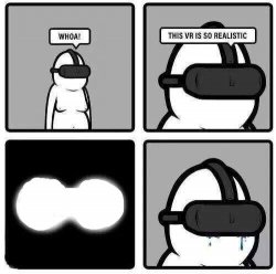 Realistic VR Meme Template