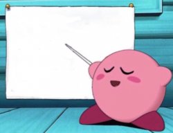 Kirby's lesson Meme Template